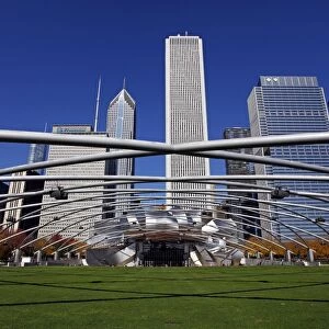 Jay Pritzker Pavilion, Chicago, Illinois, America