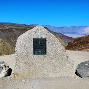 Memorial for Father John J Crowley at Padre Crowley Point, Death Valley National Park