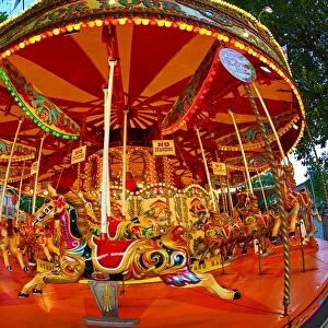 Merrygoround carousel on the Southbank, London, England