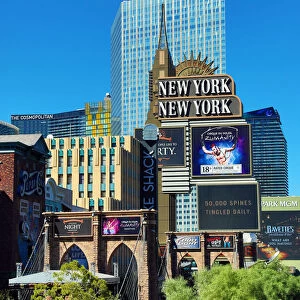 New York, New York Hotel and Casino, Las Vegas, Nevada, America