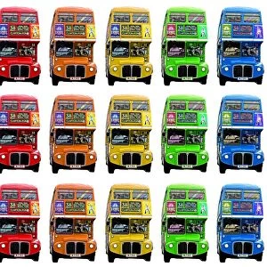 Rainbow London Double-Decker Routemaster Bus Souvenir