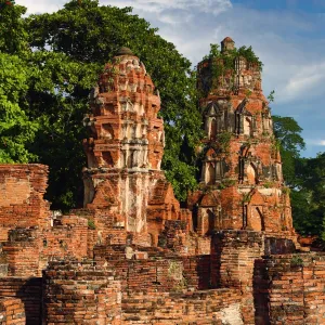 Ruins of Wat Mahathat Temple, Ayutthaya, Thailand