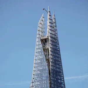 Top of the Shard skyscraper building, London