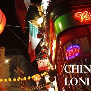 Souvenir of red lantern in Chinatown, London, England