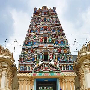 Sri Mahamariamman Hindu Temple in Kuala Lumpur, Malaysia