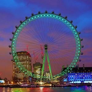 Collections: London Eye green for St Patrick's Day