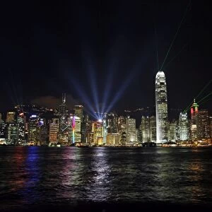 Symphony of Lights and the Hong Kong Skyline