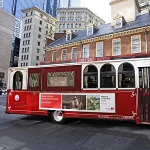 Tourist tour bus, Boston, Massachusetts, America