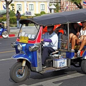 Tuk Tuk taxi transport in Bangkok, Thailand