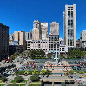 Union Square in Downtown San Franciso, California, USA