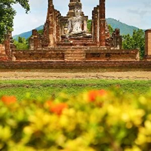 Wat Mahathat temple, Sukhotai, Thailand