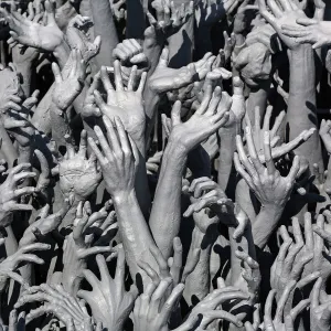 Wat Rong Khun, The White Temple, Chiang Rai, Thailand