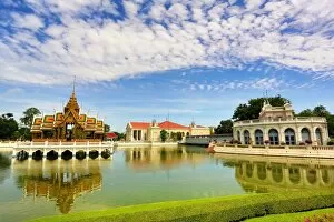 Images Dated 27th May 2013: Aisawan-Dhipaya-Asana Pavilion, Bang Pa-In Summer Palace, Ayutthaya, Thailand