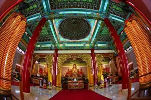 Kuala Lumpur Collection: Altar of Mazu, Goddes of the Sea at the Thean Hou Chinese Temple, Kuala Lumpur, Malaysia