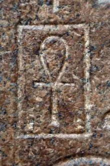 Egypt Collection: Ankh hieroglyphic, symbol of life, Cairo, Egypt