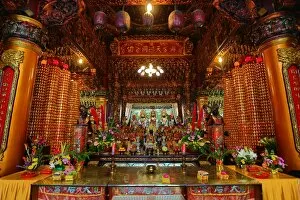 Images Dated 10th February 2015: Anping Matsu Temple, dedicated to Matsu, Goddess of the Sea, Tainan, Taiwan