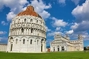 Baptistery of St John, Cathedral, Leaning Tower of Pisa, Italy Baptistery of St John, Cathedral, Leaning Tower of Pisa, Italy