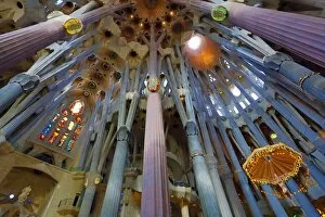 Barcelona, Spain Collection: Basilica de la Sagrada Familia cathedral in Barcelona, Spain