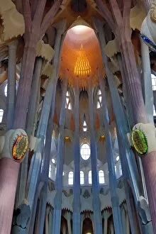 Barcelona, Spain Collection: Basilica de la Sagrada Familia cathedral in Barcelona, Spain