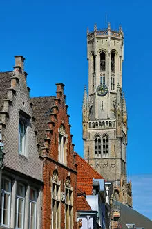 Bruges, Belgium Collection: The Belfry Tower, Bruges, Belgium