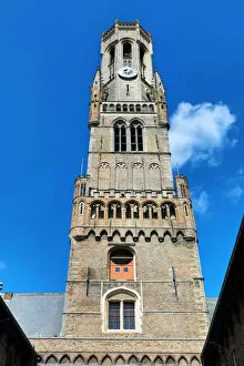 Images Dated 5th August 2019: The Belfry Tower, Bruges, Belgium