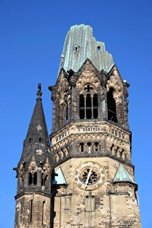 Kaiser Wilhelm Memorial Church the Gedachtniskirche in Berlin, Germany