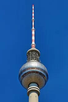 Images Dated 7th June 2014: Berlin TV Tower, Fernsehturm, television tower in Berlin, Germany
