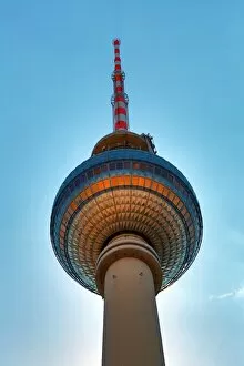 Images Dated 7th June 2014: Berlin TV Tower, Fernsehturm, television tower in Berlin, Germany