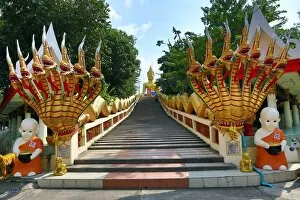 Images Dated 4th December 2012: Big Buddha statue at Wat Khao Phra Bat in Pattaya, Thailand