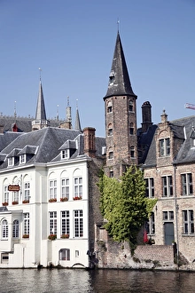 Quay of the Rosary or Rozenhoedkaai, Bruges, Belgium