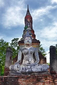 Sukhotai, Thailand Collection: Buddha Statue at Wat Tra Phang Ngoen temple, Sukhotai, Thailand