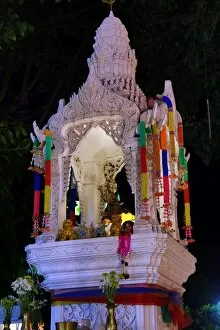 Images Dated 25th November 2012: Buddhist shrine in Chiang Mai, Thailand
