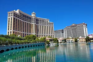 Las Vegas Collection: Caesars Palace and The Bellagio Hotel and Casino, Las Vegas, Nevada, America