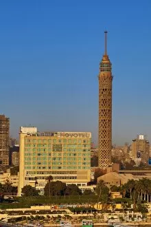 Images Dated 23rd January 2018: The Cairo Tower on Gezira Island in Cairo, Egypt