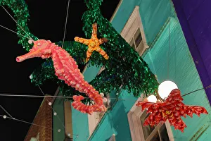Christmas Lights and decorations in Carnaby Street, London