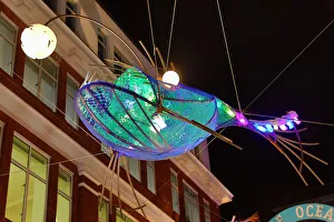 Christmas Lights and decorations in Carnaby Street, London