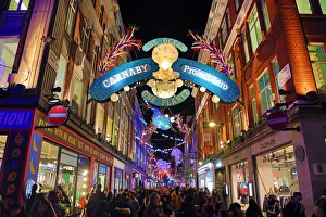 Carnaby Street Christmas lights switched on, Carnaby Street, London Carnaby Street Christmas lights switched on, Carnaby Street, London