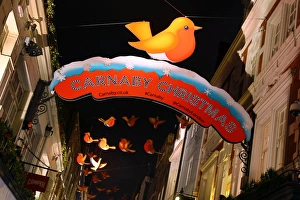 Carnaby Street Christmas Lights switched on, London, England