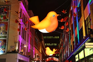 Carnaby Street Christmas Lights switched on, London, England Carnaby Street Christmas Lights switched on, London, England