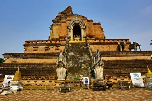 Wat Chedi Luang temple, Chiang Mai, Thailand