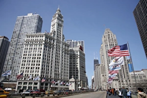 The Wrigley Building, Chicago, Illinois, America