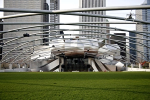Jay Pritzker Pavilion, Chicago, Illinois, America