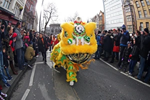 Chinese New Year Parade 2015 for the Year of the Sheep or Goat, London
