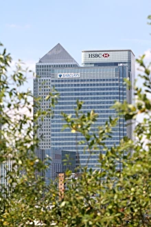 City of London skyline of the Central Business District, Central Business District of Canary Wharf, London City of London skyline of the Central Business District, Central Business District of Canary Wharf, London