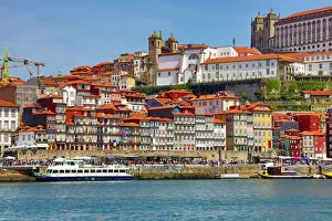 city porto cathedral river douro portugal