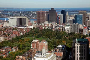 Images Dated 17th October 2012: City skyline of Boston, Massachusetts, America