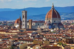 Images Dated 5th September 2019: City skyline view and the Duomo, Florence, Italy