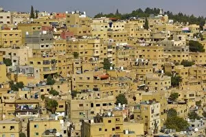 Images Dated 16th October 2016: Cityscape of houses and buildings in the Old City, Amman, Jordan