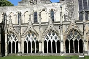 Images Dated 6th June 2005: Cloisters of Canterbury Cathedral, Canterbury, England