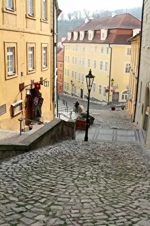 Images Dated 14th March 2011: Cobbled street in Mala Strana in Prague